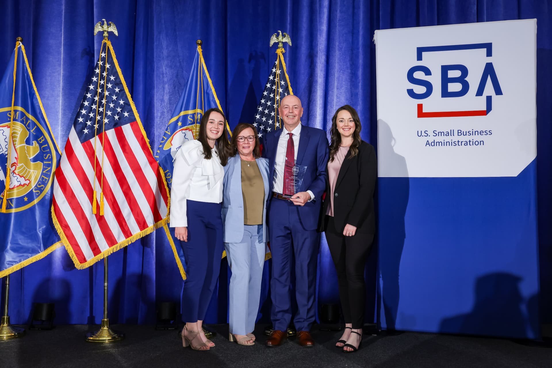 Group photograph at the SBA awards ceremony in Washington D.C.
